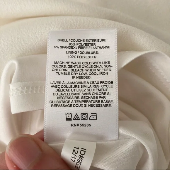 Express White Ruffle Mini Dress - Picture 6 of 6